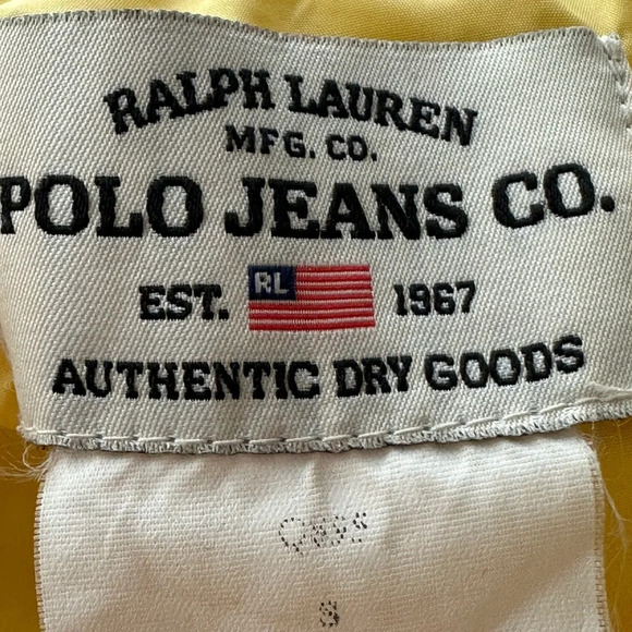 Polo Jeans Co. RALPH LAUREN Vintage Y2K Down Feather Jacket Faux Fur Hood Size S - Picture 12 of 16
